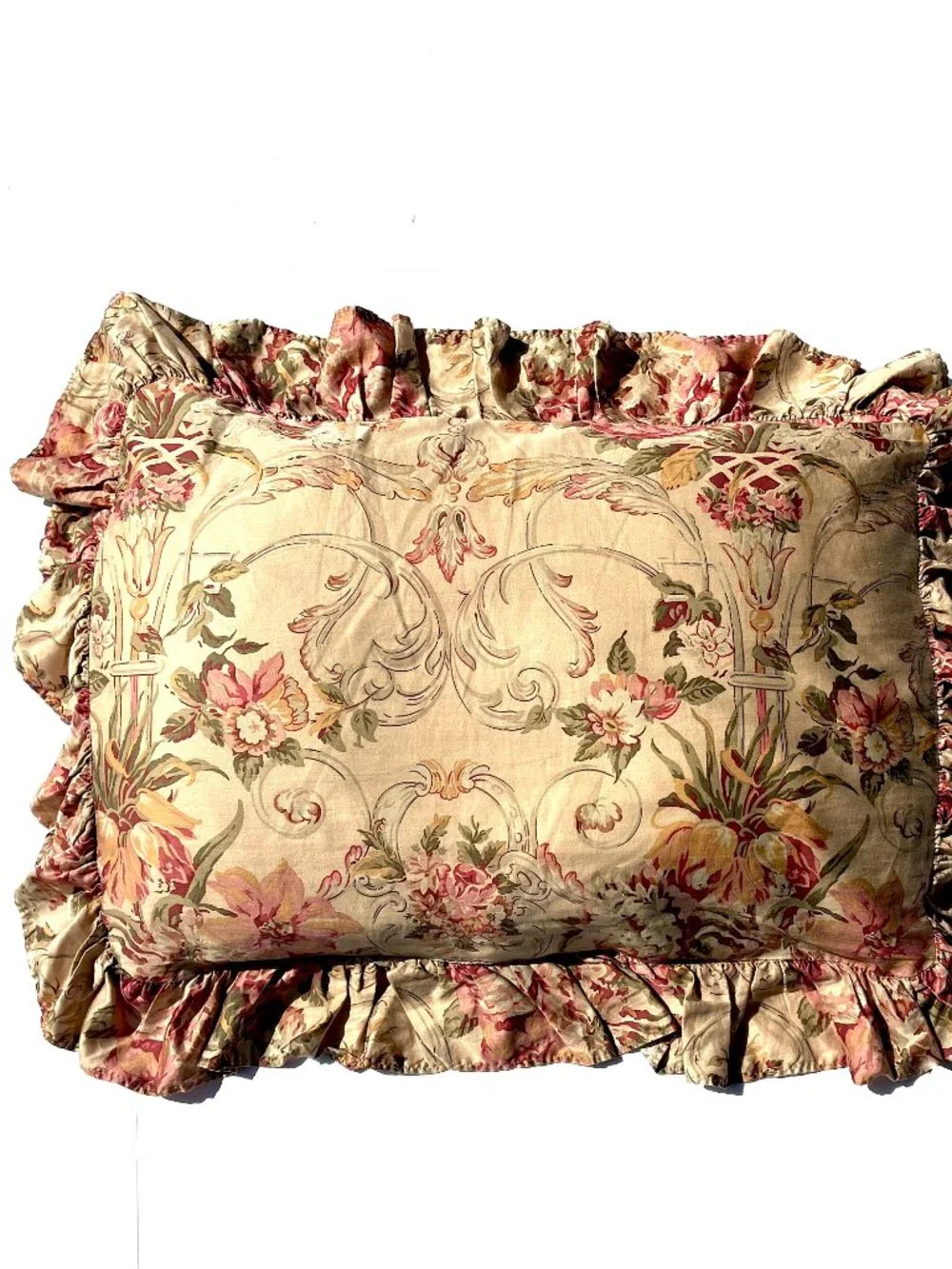Rare VTG Ralph Lauren Guinevere Cotton Sateen Comforter, Twin, 90s